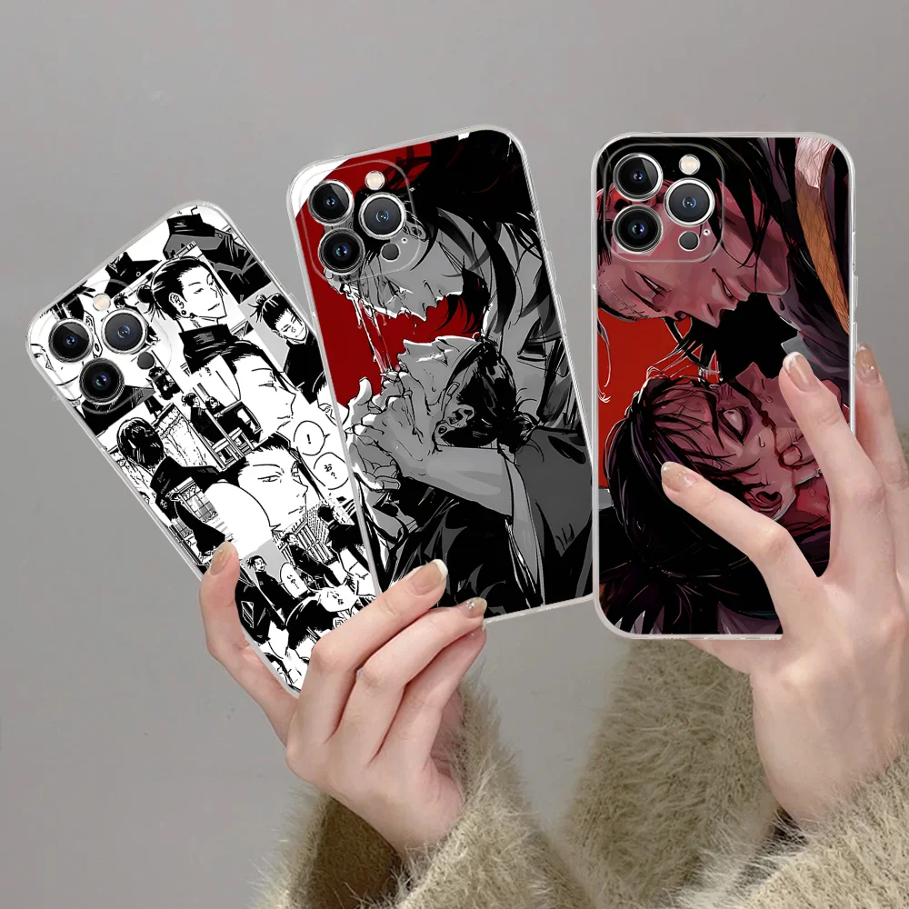 S-suguru Geto K-kaisen Phone Case Silicone Soft for iphone 15 14 13 12 11 Pro Mini XS MAX 8 7 6 Plus X XS XR Cover