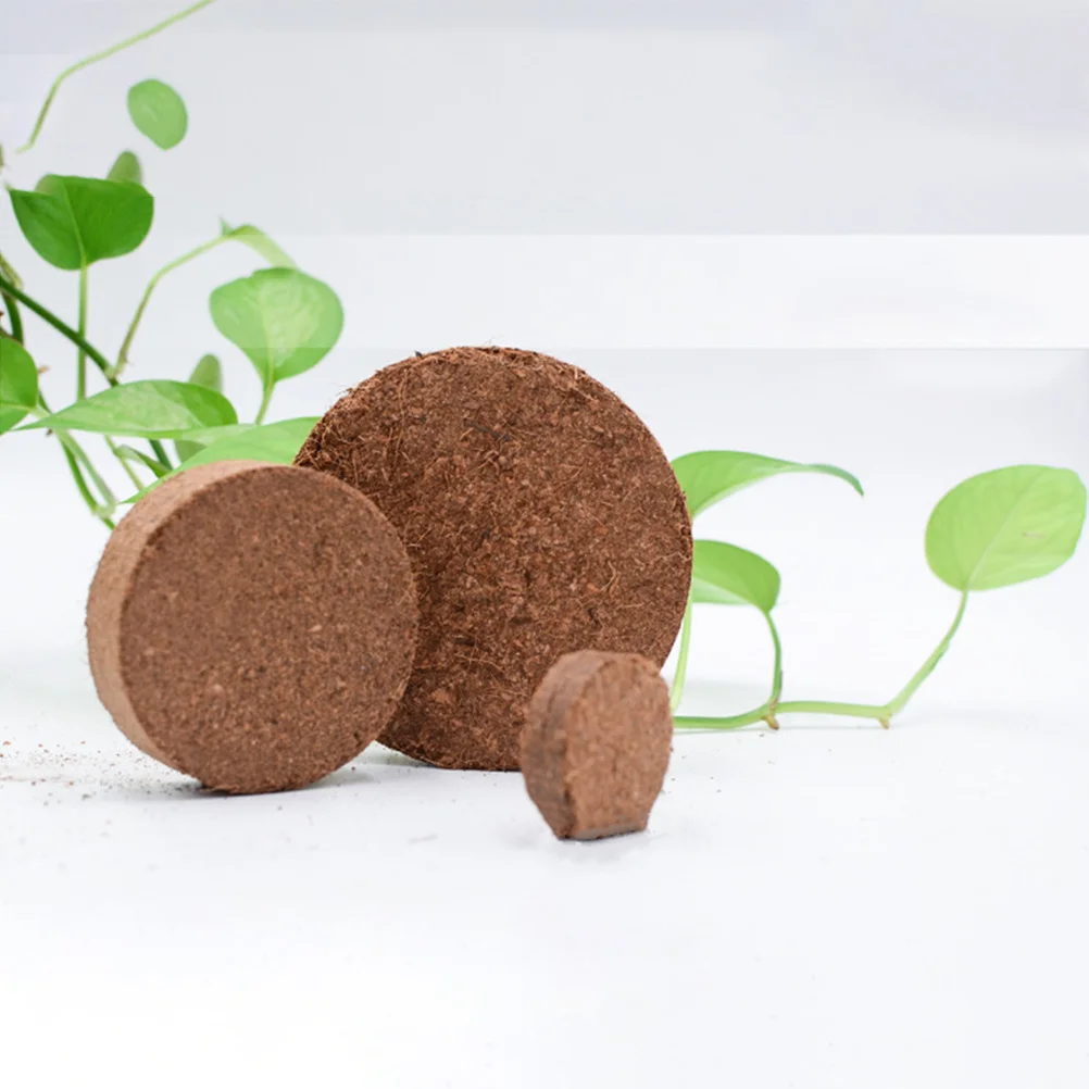 

20Pcs Nutrient Soil Block Compressed Garden Soil for Plant Starters and Seedling Growth Cultivation Fertilizer