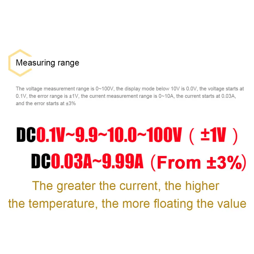 M520 DC 5-30V Voltmeter Ammeter Power Meter Dual LED Display Panel Volt Guage Amp Meter Voltage Current Tester