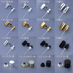 13mm Electrochemical Aluminum Atomizing Spray Head Bayonet Type Aluminum Perfume Bottle Matching Nozzle 1pcs