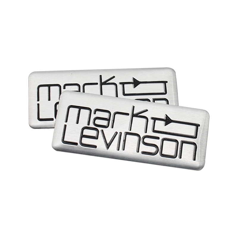 ثلاثية الأبعاد الألومنيوم مارك ليفينسون سيارة التصميم شارة شعار مكبر صوت للسيارة ملصقات الصوت لكزس GX460 IS250 RX IS Sport LX570 IS300 LS46