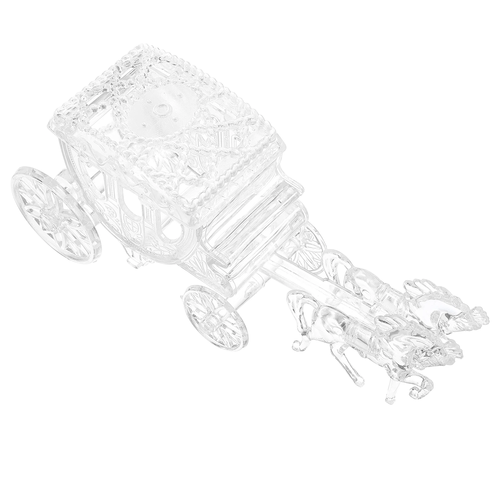 

Royal Carriage Wedding Candy Box Favor Container for Party Baby Shower Storage Snacks Jewelry Packaging Boxes Dispenser