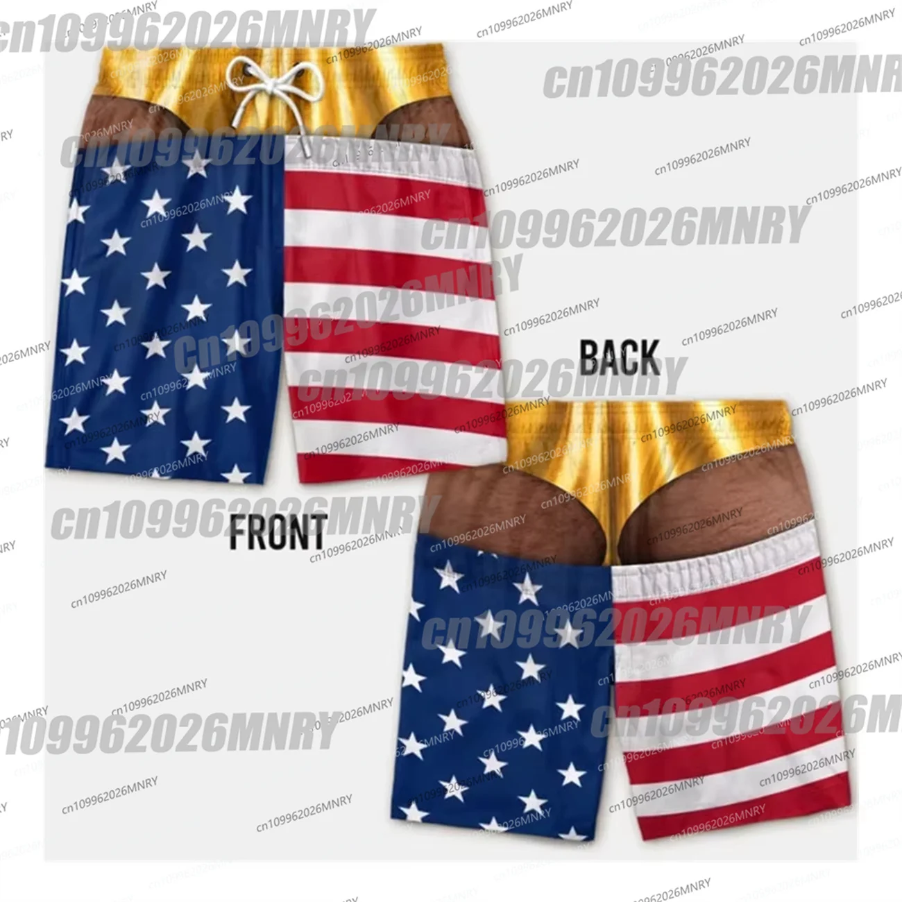 Fun Moto Beach Party Swim Trunks For Men 3D Print Fake Skin Board Shorts Summer Viral Beach Shorts Boyfriend Husband Fun Gift