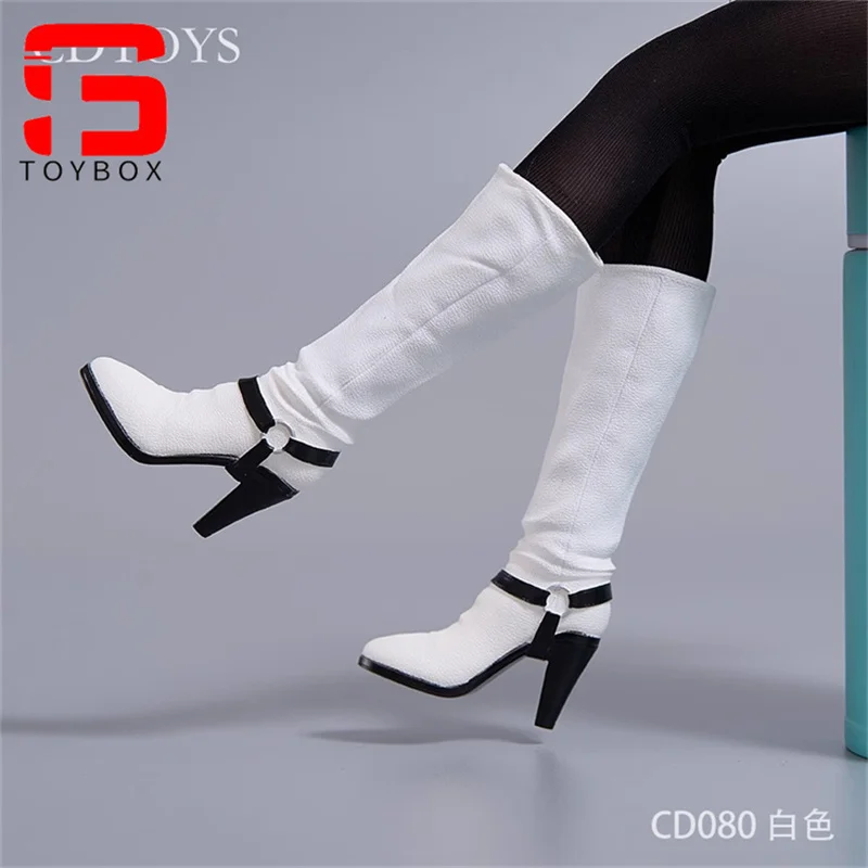 cdtoys CD080 Scala 1/6 Stivali Lunghi Femminili Scarpe Cave Modello Misura 12 ''Soldato Femminile Action Figure Corpo Bambole