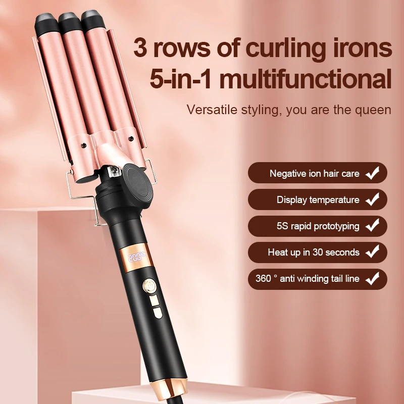 SoftAura 5 in 1 Hair Curler Multifunctional Curling Iron Hair Styler Salon Styling Tool for Home Travel Daily Use 2026 New