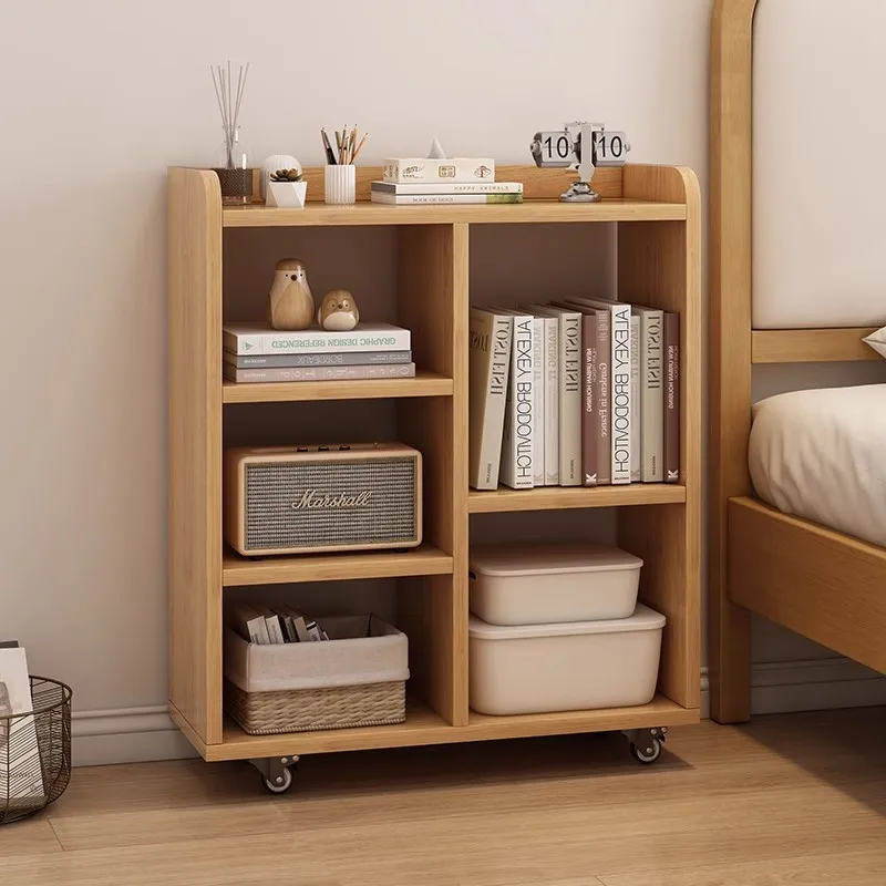 

Bedside seam storage cabinet Household ultra-narrow rack Living room locker Small cabinet