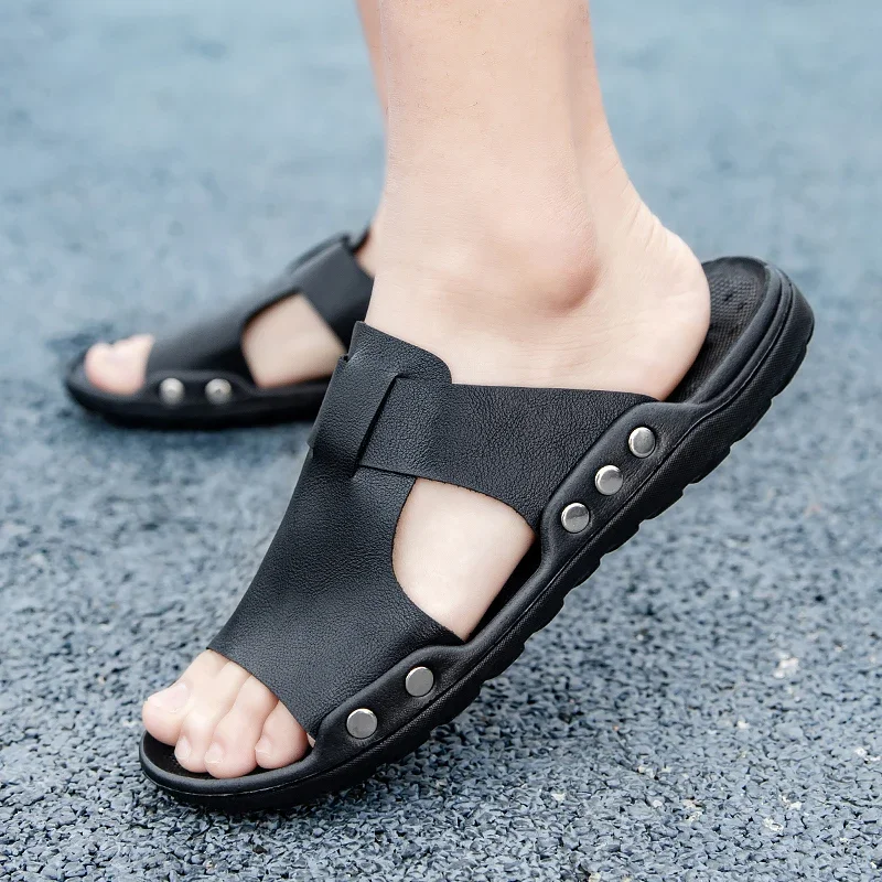 

MAEDEF/мужские тапочки, летние сандалии, мужская обувь, домашние шлепанцы, повседневные сандалии, мужские легкие дышащие пляжные тапочки для мужчин