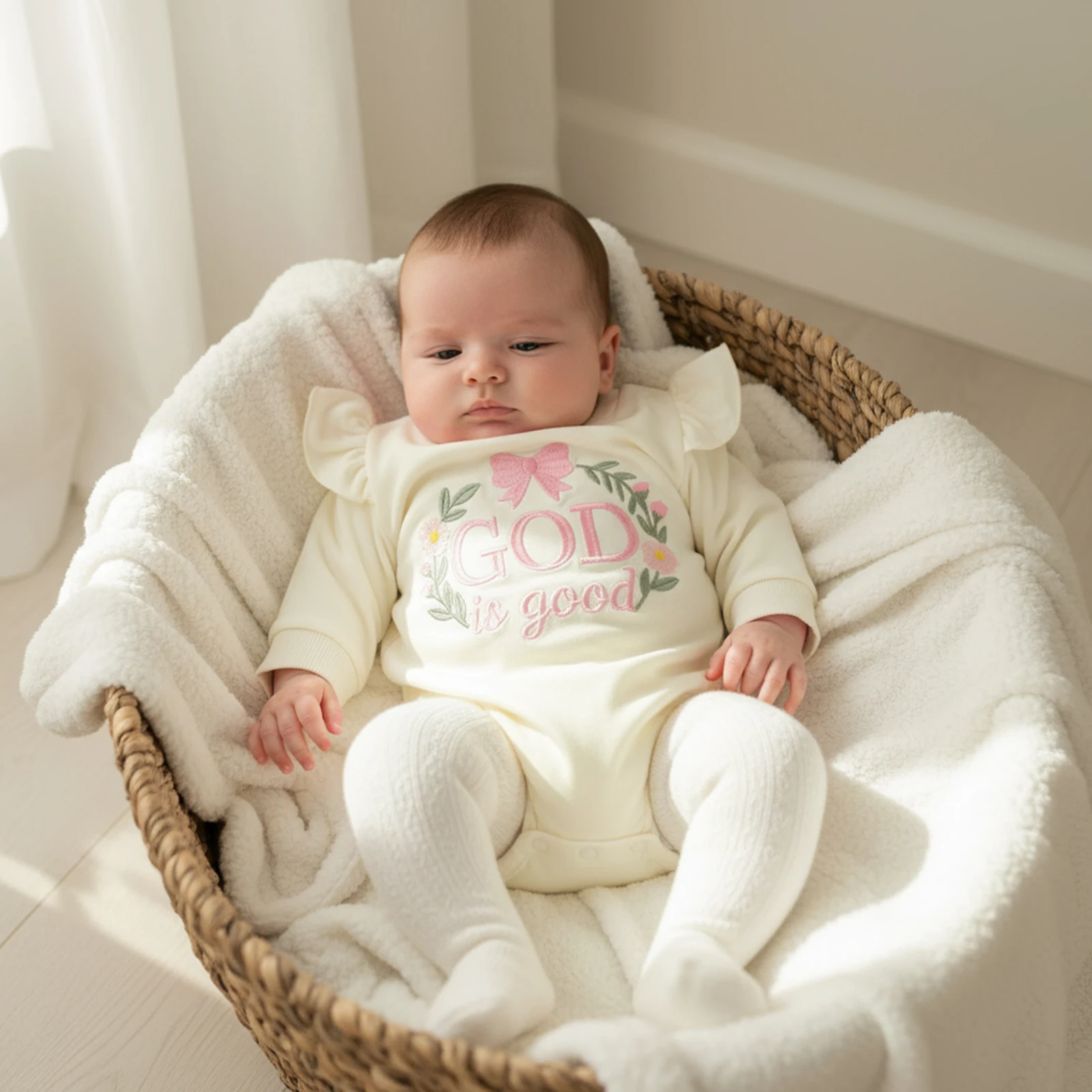 SUNSIOM طفلة الخريف رومبير عادية كم طويل س الرقبة رسالة التطريز البلوز رومبير