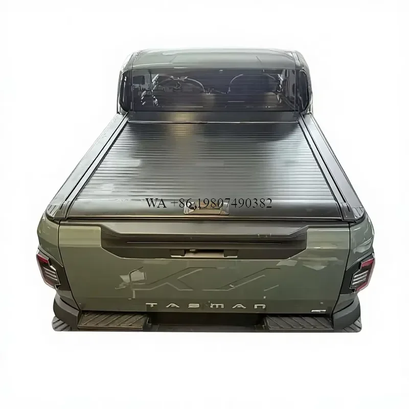 wmwmnu Aluminum Alloy Retractable Truck Tonneau Cover Waterproof Locking for KGM Musso EV Ram Silverado