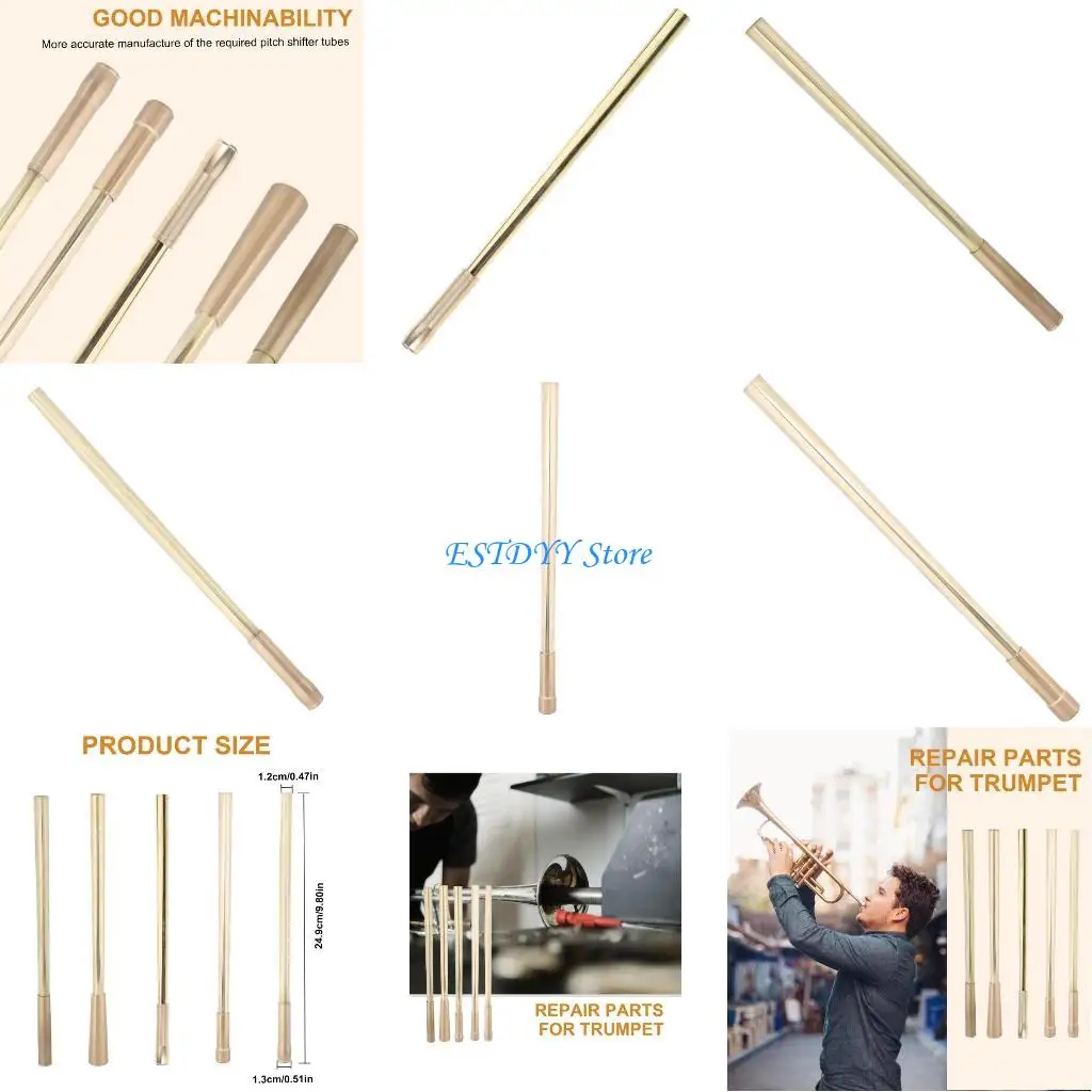 

G6DE Trumpet Replacement Parts Trumpet Repair Tool Trumpet Voice Pipe Mouthpiece Clip Trumpet Tube Mouthpiece Clamp