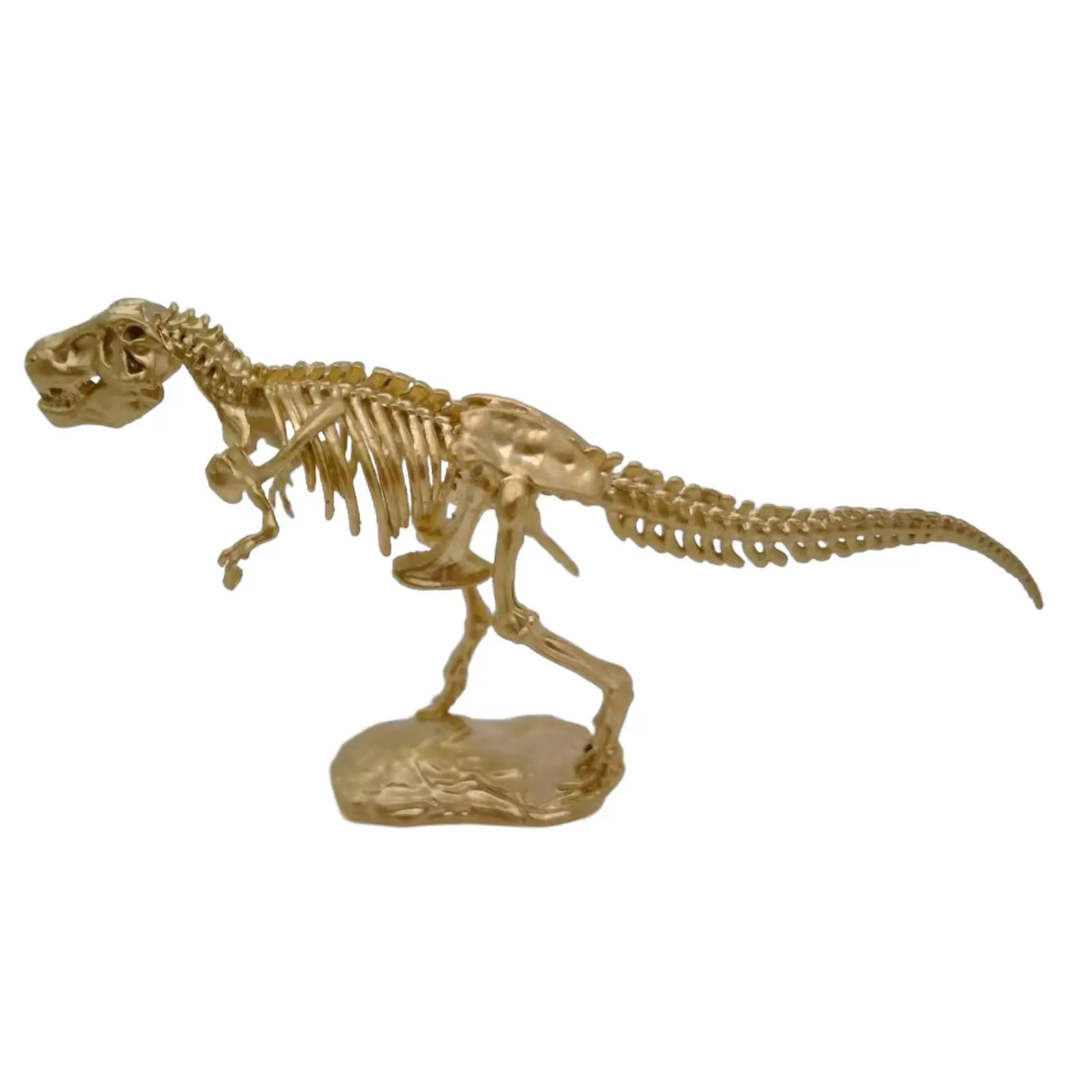 Rex Dinosaur Skeleton Statue Mini Father's Day Gift Desk Tabletop Ornament for Bookshelf Housewarming Bedroom Living Room Office