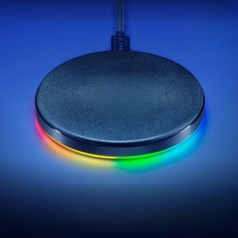 The Wireless Charger Colorful Edition 10W fast charging is suitable for Apple iPhones and Huawei phones