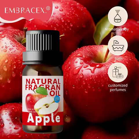 10ml Apple Essential Oils Apple Perfume fruit fragrance Funny Gifts diffuser candle making For Women &amp; Girl