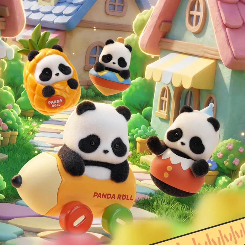 Original 52toys Panda Roll Panda Minime Cute Bean Series Blind Box Vol.2 Kawai Figurine Ornament Collectible Surprise Toy Gifts - view 5