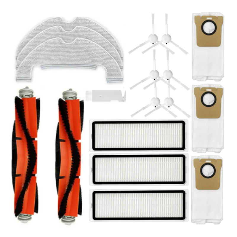 

A36T-основная боковая щетка HEPA-фильтр, швабра, мешок для пыли, запасные аксессуары, детали для комплектов, пылесос Xiaomi Mijia STYTJ05ZHM