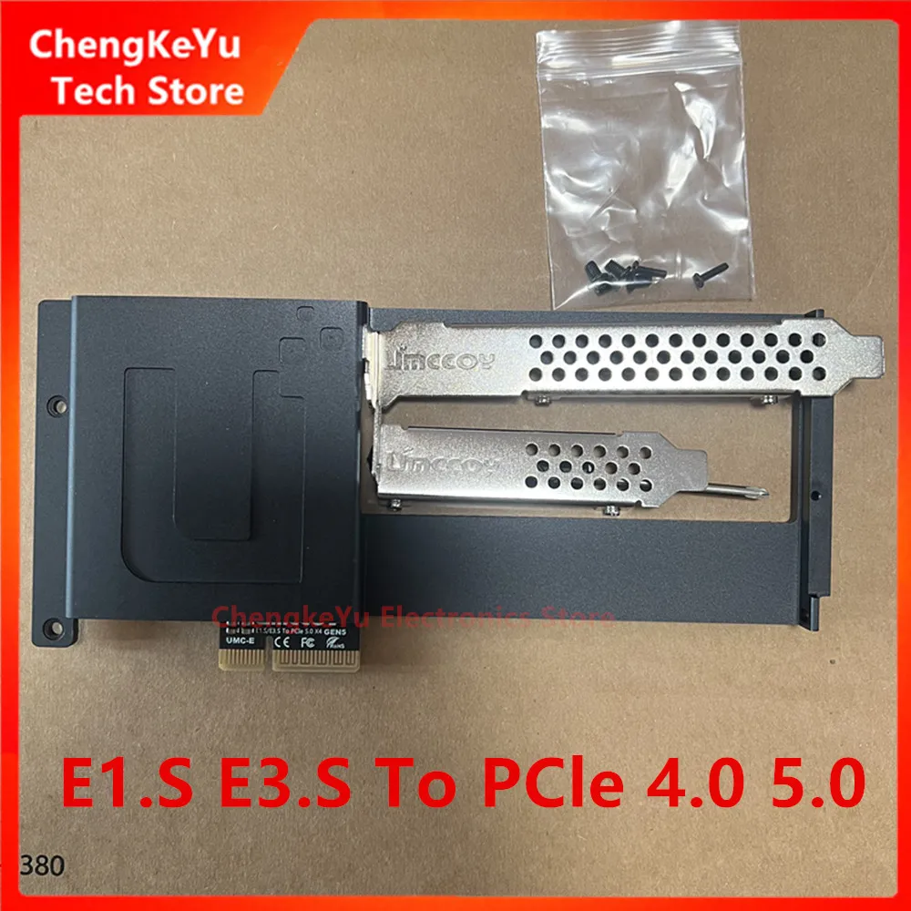 E1.s/E3.s interface of the adapter card has been converted to a half-height PCI-e card type completely E1.S E3.S TO PCIE4.0