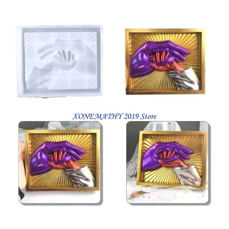 

F42F Silicone Resin Molds DIY Resin Ornaments Mould Crafts Moulds Shaped