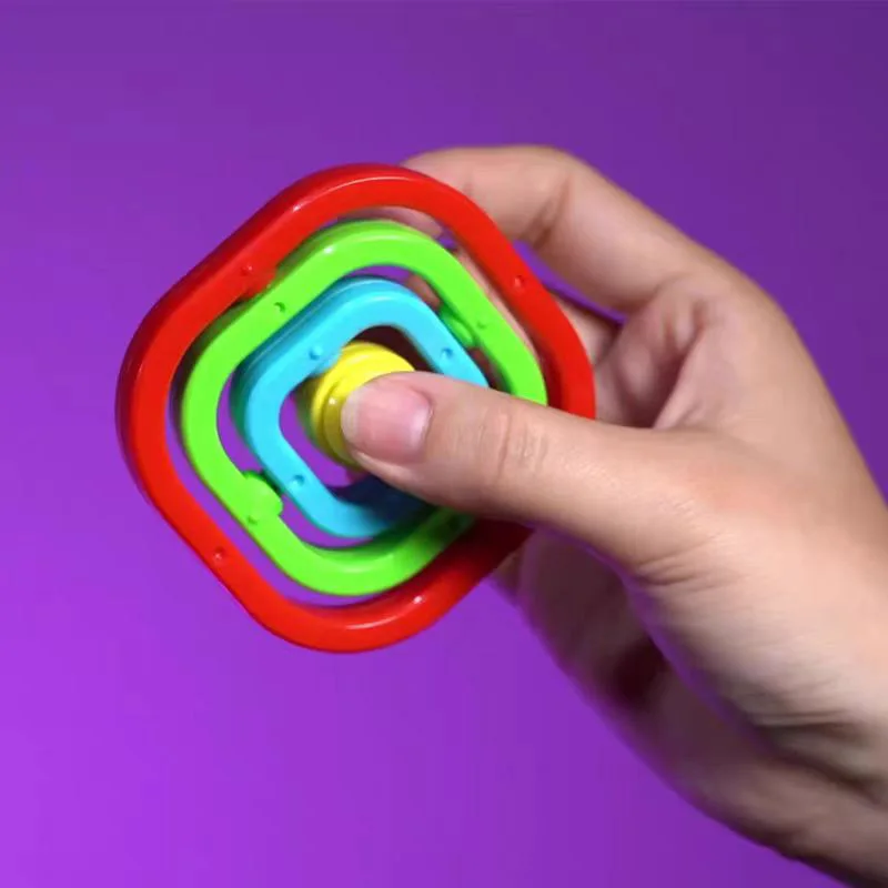 Spinner con tapa infinita para aliviar el estrés, juguetes sensoriales para autismo, TDAH, Spinner de mano, ansiedad, giroscopio, regalos divertidos para niños