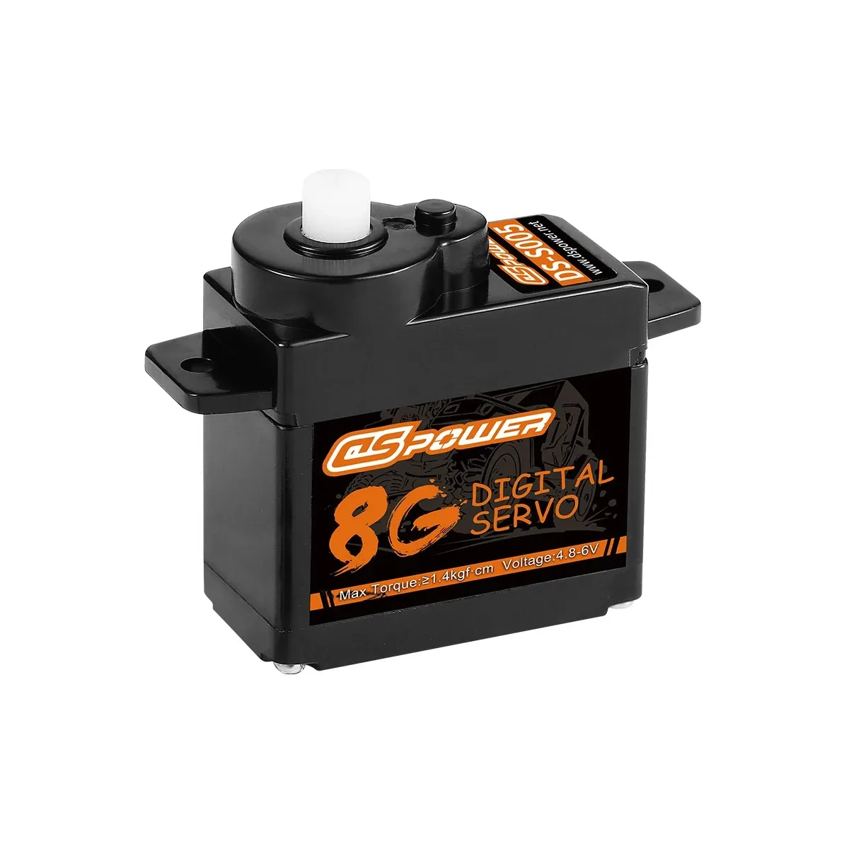 DSPOWER 8G Mikro Serwo Cyfrowe z Plastikowymi Przekładniami, Złącze JR, Silnik do Samochodów RC, Samolotów Stałopłatowych, WLtoys K969 K989 K999, Akcesoria do Robotów