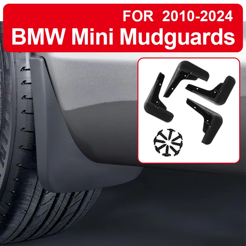 Soft Mud For BMW Mini 2010-2024 Accessories TPE Mudguards Original Design Fender Anti-Snow Anti-Sand Guard Protector