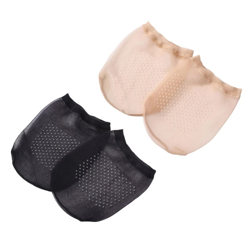 Invisible Sock Liners with Silicone Grip Dots, Sheer Low Cut Socks for Breathable Summer Daily Wear, 10 Pair Pack