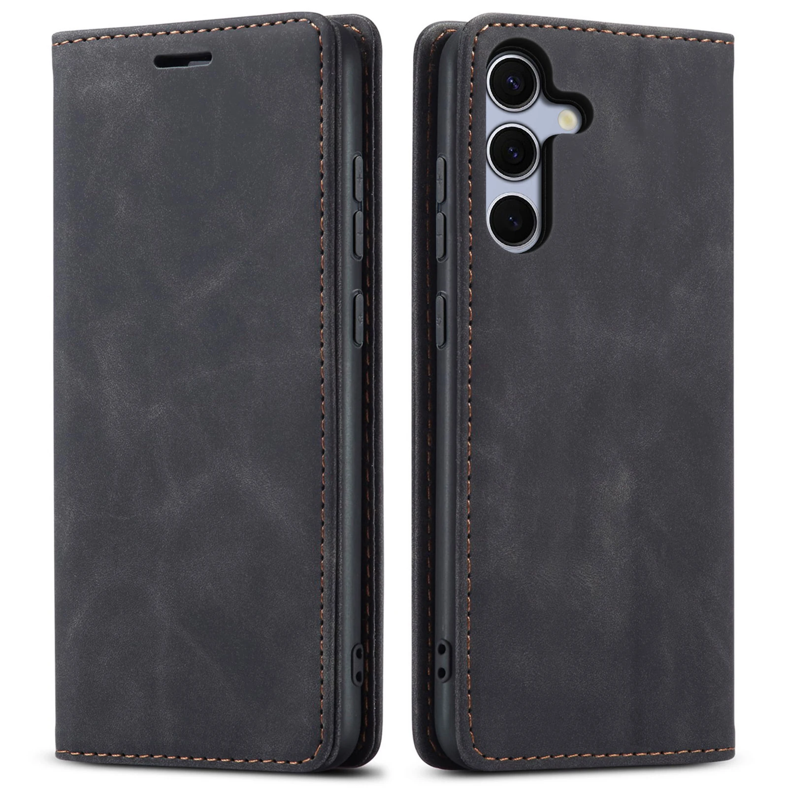 

For Samsung Galaxy S26/S26 Plus/S26 Ultra Magnetic Flip Leather Wallet Card Holder Kickstand Shockproof