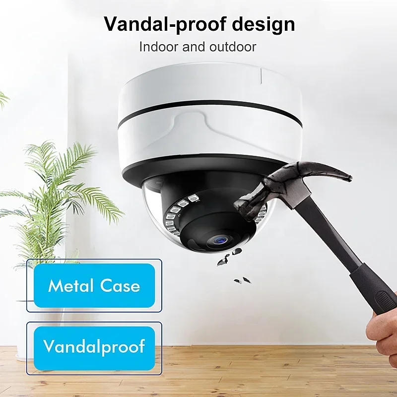 Sistema di telecamere di sicurezza Xmeye 4/8 canali 4K 8MP Face Recognize Audio Motion Detection Telecamera CCTV in vendita Sistema di sorveglianza telecamera