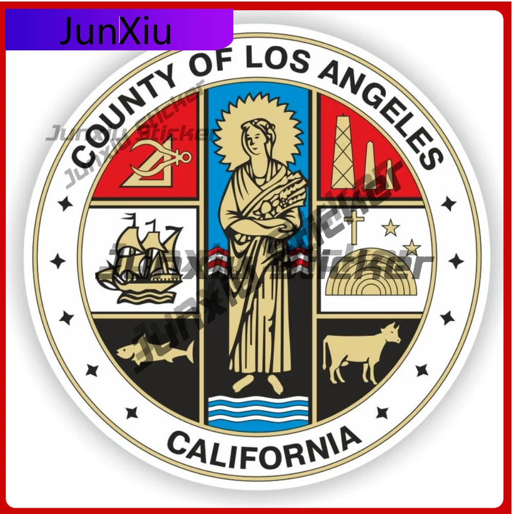 

Наклейка с гербом округа Лос-Анджелес, круглая, водонепроницаемая, устойчивая к солнечным лучам, предназначена для крышки топливного бака пикапа, устойчивая к царапинам