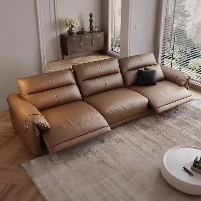 

Unique Waterproof Living Room Sofas Brown Design Puffs Salon Living Room Sofas Recliner Luxury Lounge Divano Hotel Furniture