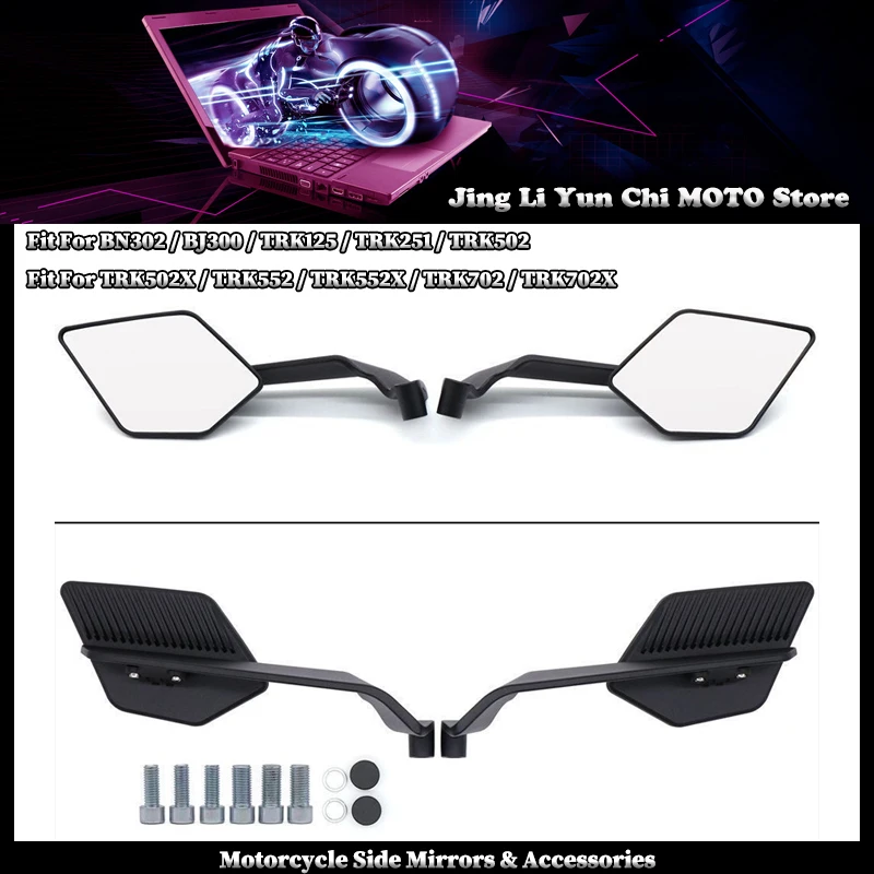 

Fit For Benelli BN302 TRK702 125 502 552 X TRK251 BJ300 Motorcycle Fixed Wind Wing Competitive Rearview Mirror Reversing Mirror