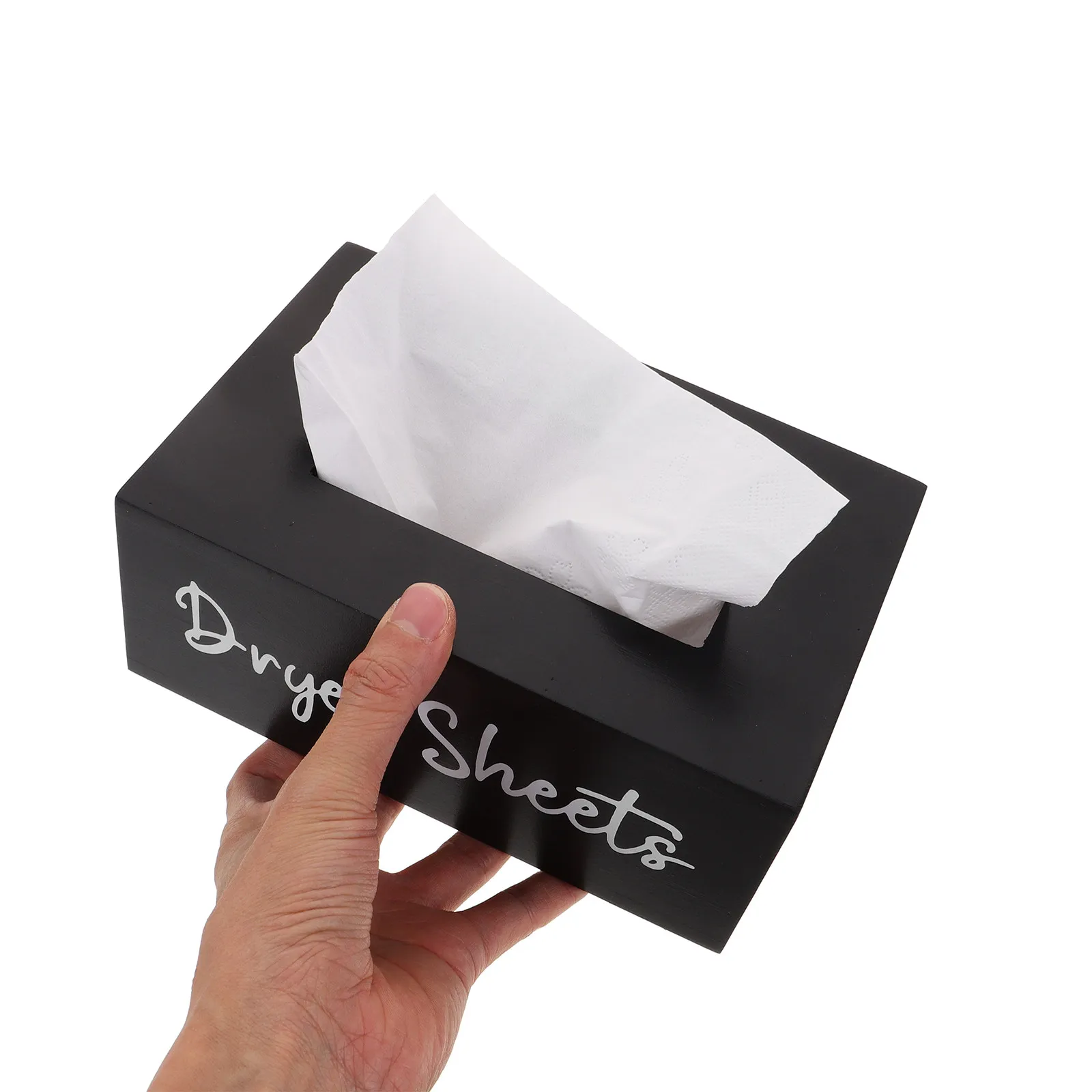 

Минималистичный деревянный чехол для салфеток, прямоугольный настольный держатель для салфеток, бумажных полотенец, для дома и офиса