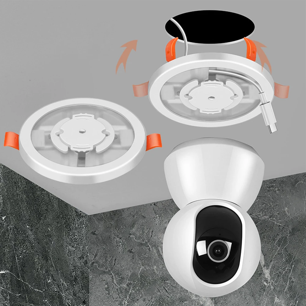 Mount Stand For Security Camera Bracket Home Ceiling Hang Smart Camera Ceiling Mount Bracket Covered Line Design