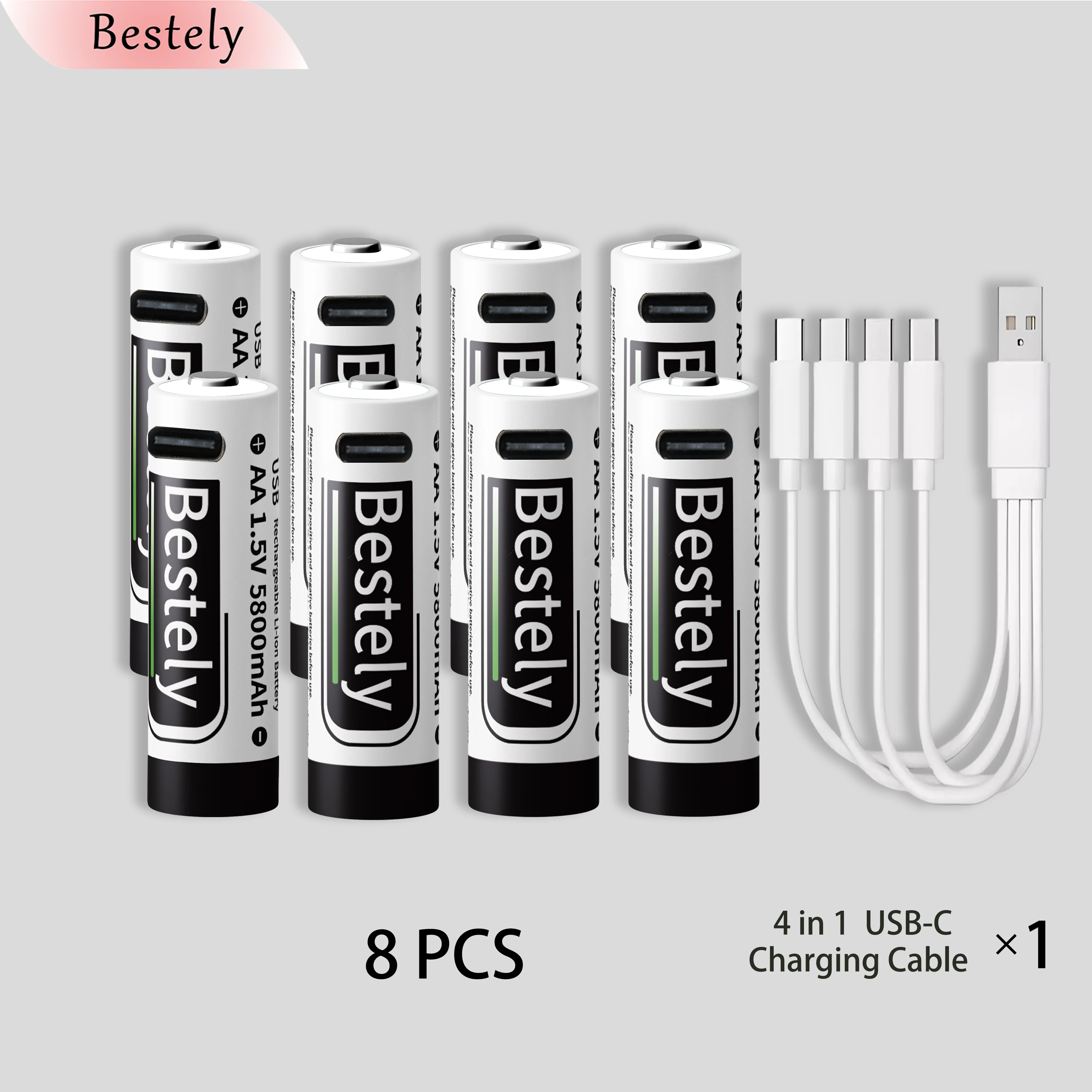 Aa 1.5V 5800Mah Rec…