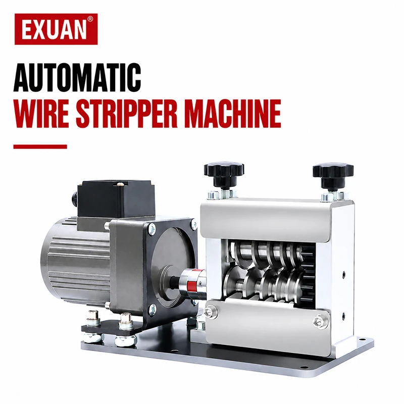 Automatic Wire Stripper Machine 1-30mm²/1-50mm²/1-70mm² 6-Hole Automatic Cable Stripper For Scrap Copper Recycling