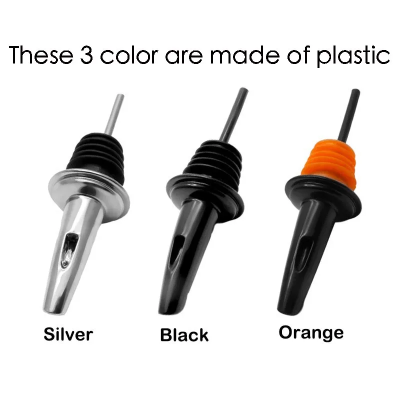 Wine Pourer Stopper Bottle Pourer Pourers For Liquor Bottle Bottle Stopper with Tapered Spout Bar Accessories Set of 12
