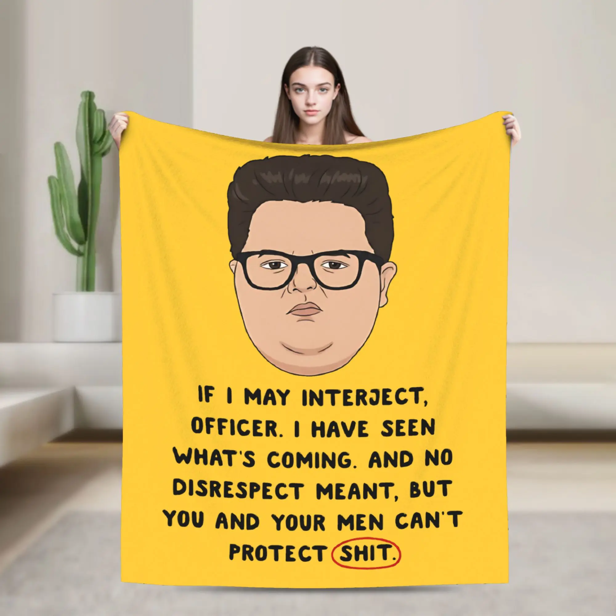 

Delightful Derek Quotes Blankets Flannel All Season Portable Lightweight Throw Blankets for Home Office Bedspread