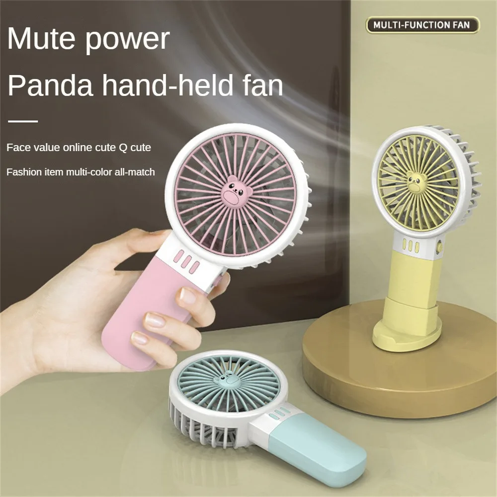 Hot selling Lenovo handheld mini fan portable neck hanging fan 3-speed USB charging fan with phone holder For Outdoor Desk Fan