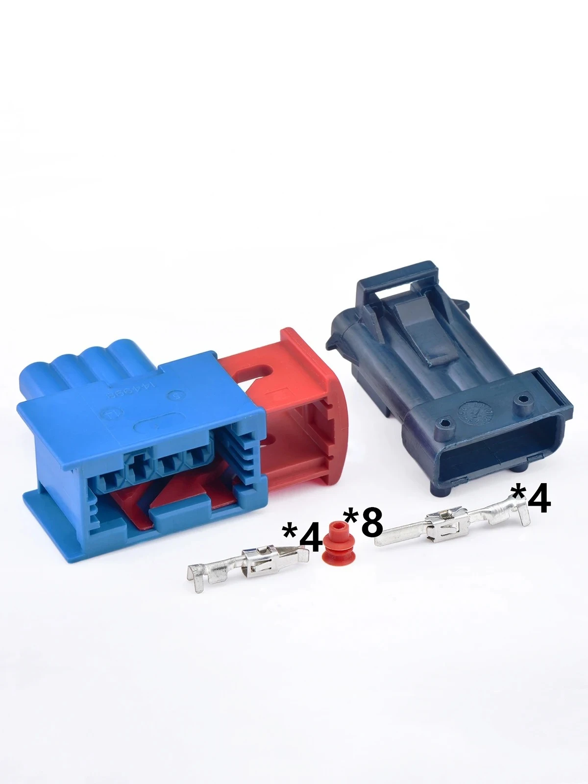 Connecteur étanche à 4 broches pour capteur d'oxygène avant/arrière, faisceau de câbles, fiche 144998-3 185001-3 3-965261-1