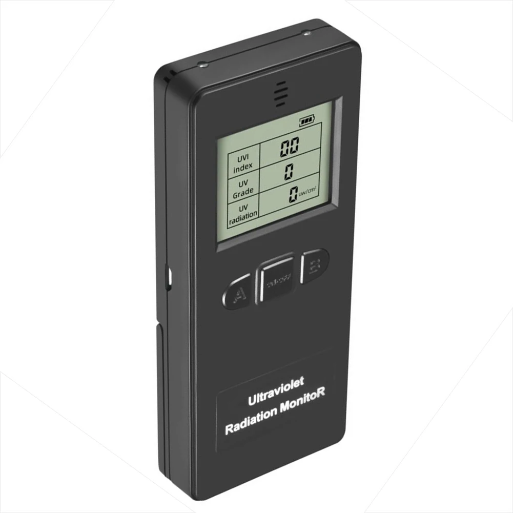 

Portable UV Radiation Detector Meter 03000 MicroWatt per Cm2 Digital Device for Measuring Sunlight and Artificial Light