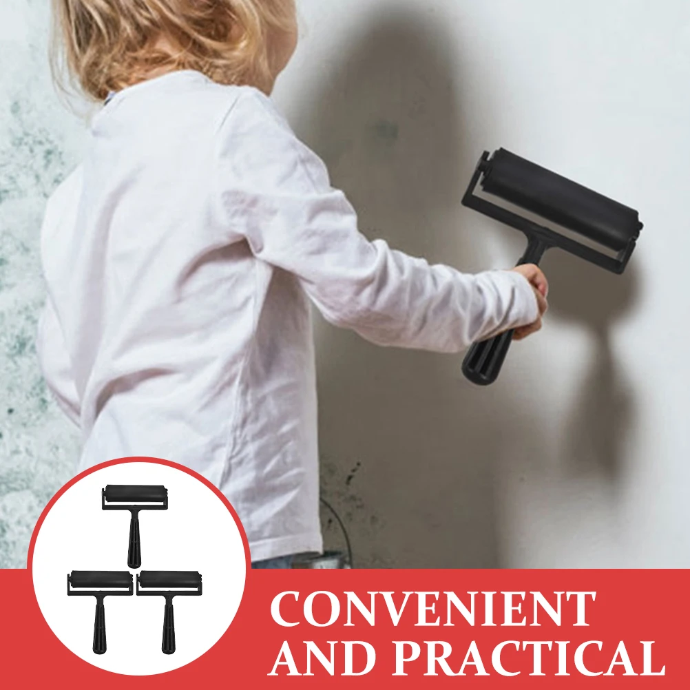 3 قطعة بكرات الطباعة لصنع الطباعة الماس الفن لتقوم بها بنفسك الحرفية الحبر تطبيق السلس سطح اللوحة لوازم متعددة الوظائف #6