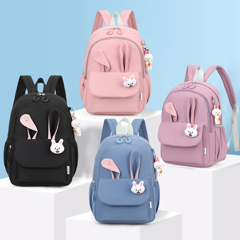 cute school bags for girls kawaii pink backpack large capacity lightweight girl book bag bag