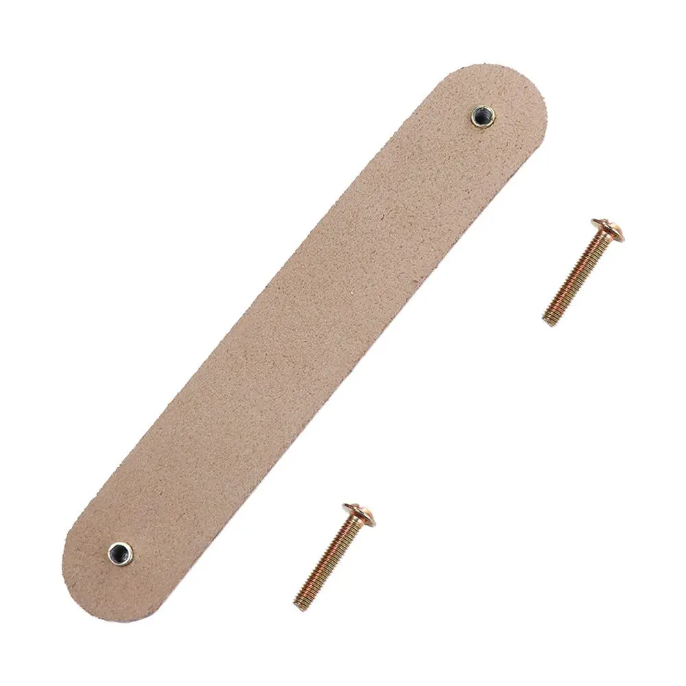 Artificial Leather Nordic Soft Hardware Environmentally Door Pulls Drawer Handle Furniture Knobs Leather Handle