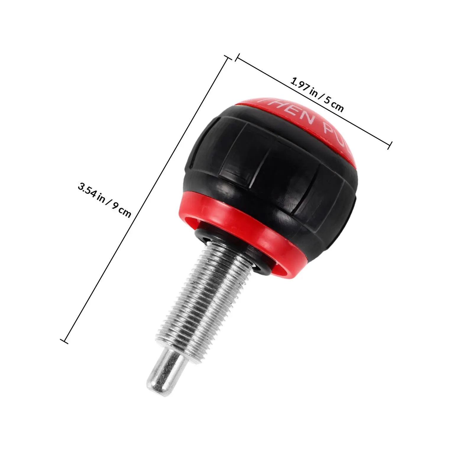 Exercise Bike Pin Knob Replacement Adjustable Spring-Loaded Locking Pin for Fitness Equipment Home Gym Height Adjustment Ball
