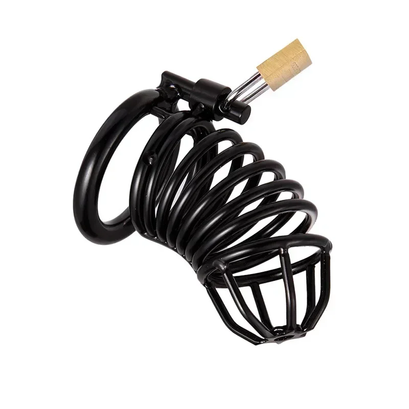Stainless Steel Penis Lock Bondage Ring Sex Toys For Men Sex Products Male Chastity Device Metal Cock Cage For Men Chastity Belt