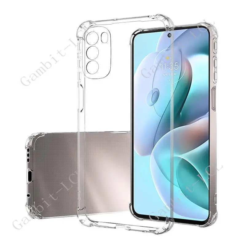 Soft  TPU Case For Motorola Edge 30 Ultra Moto X30 Pro S30 Neo G22 G82 G42 G41 G52 G60 G51 E32 Clear Transparent Protector Cover