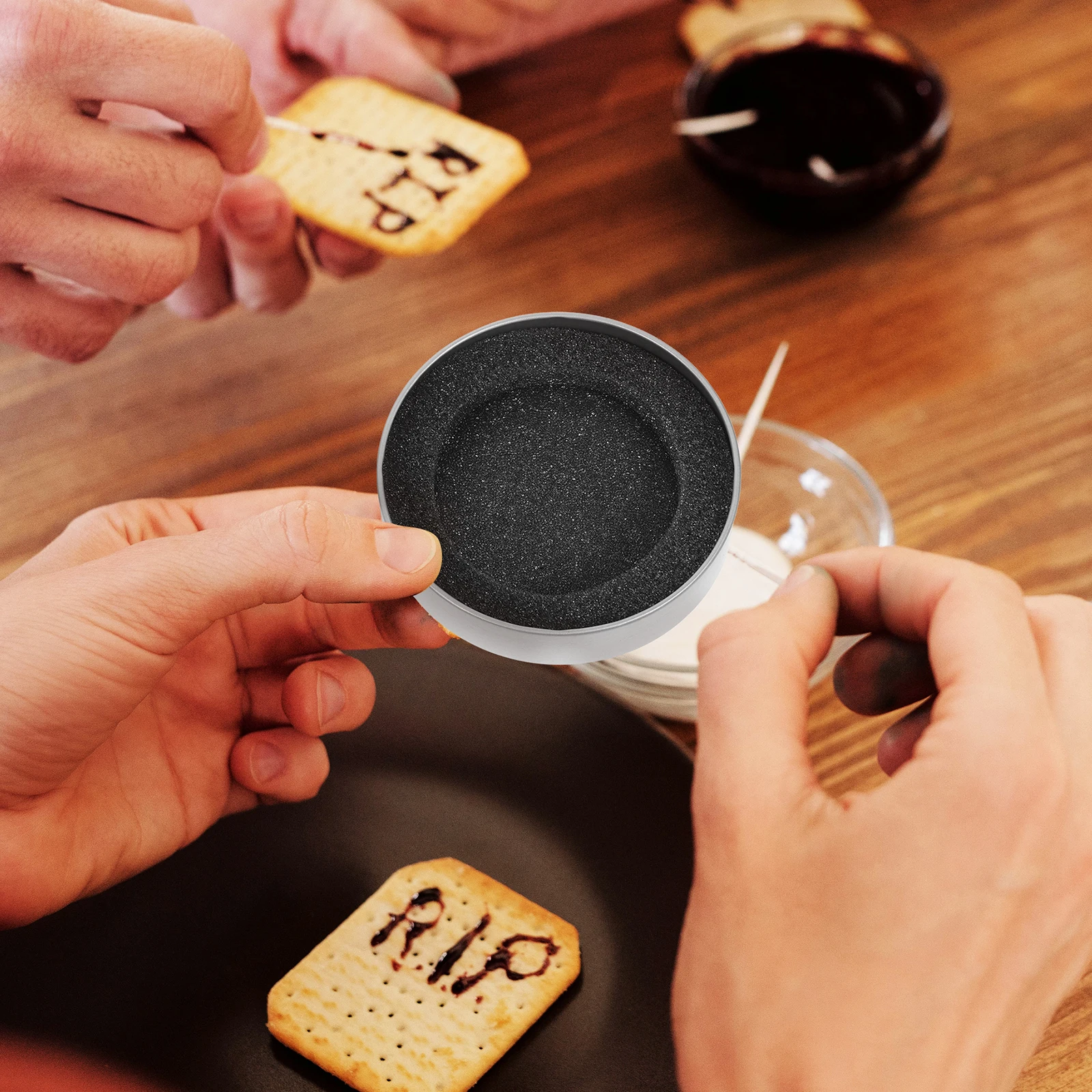

10 Pcs Container Candy Picking Game Tin Box Travel Cookie Boxes Sponge Biscuits Molds Tins