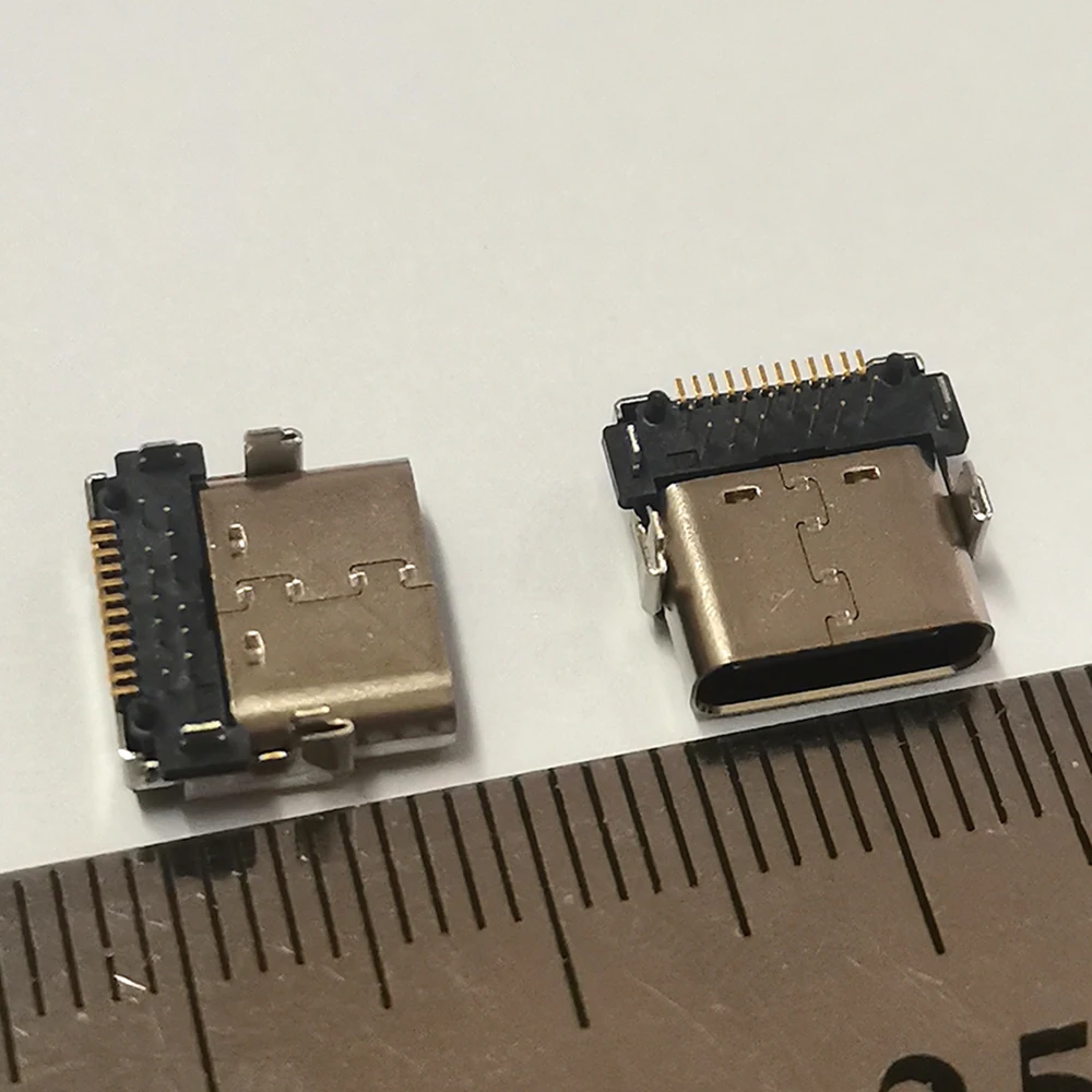 USB-C-Buchse 24-Pin DIP SMT Weiblich Typ-C DC-Stromanschluss Lade- und Datenanschluss für Dell Latitude 5285 5290 5175 5179 Laptop Tablet – Detail 6