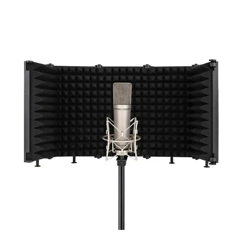 

Высокое качество 3/5 дверных студийных микрофонов, складной изолирующий экран, популярный фильтр, впитывающая пена высокой плотности для фильтрации звука