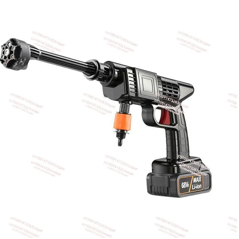 

Electric Car Wash Water Gun Household Portable Lithium Battery Car Wash Machine Rechargeable Wireless Gardening