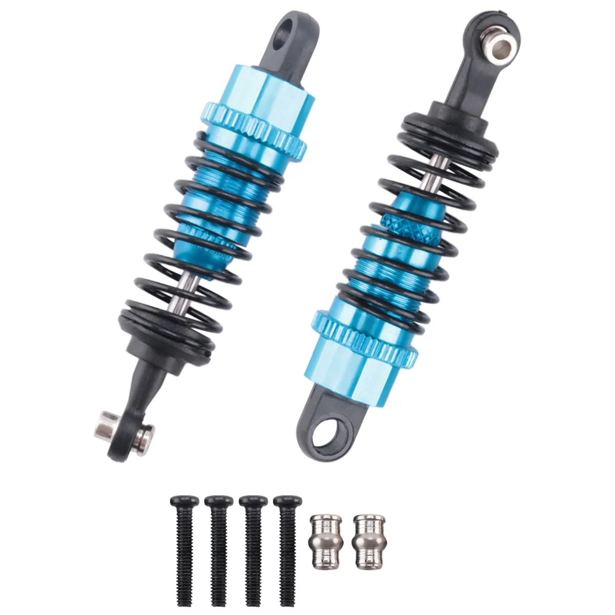 Новый 2 шт. масляный регулируемый демпфер амортизатора 65 мм для радиоуправляемого автомобиля 1/18 WLtoys A959 A969 A979 K929 Hpi Hsp Traxxas Losi Tamiya, синий